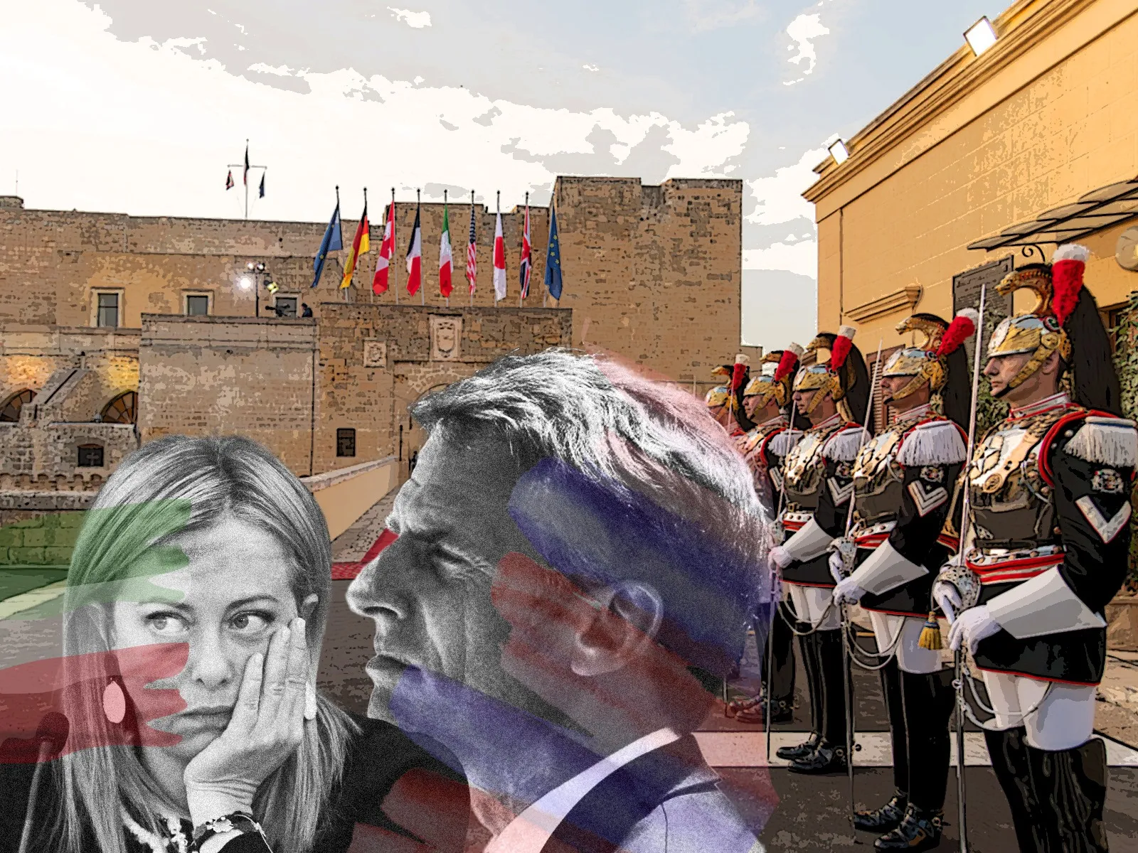 Meloni, Macron e la “panna montata”: tutti i retroscena di un G7 sul filo della tensione