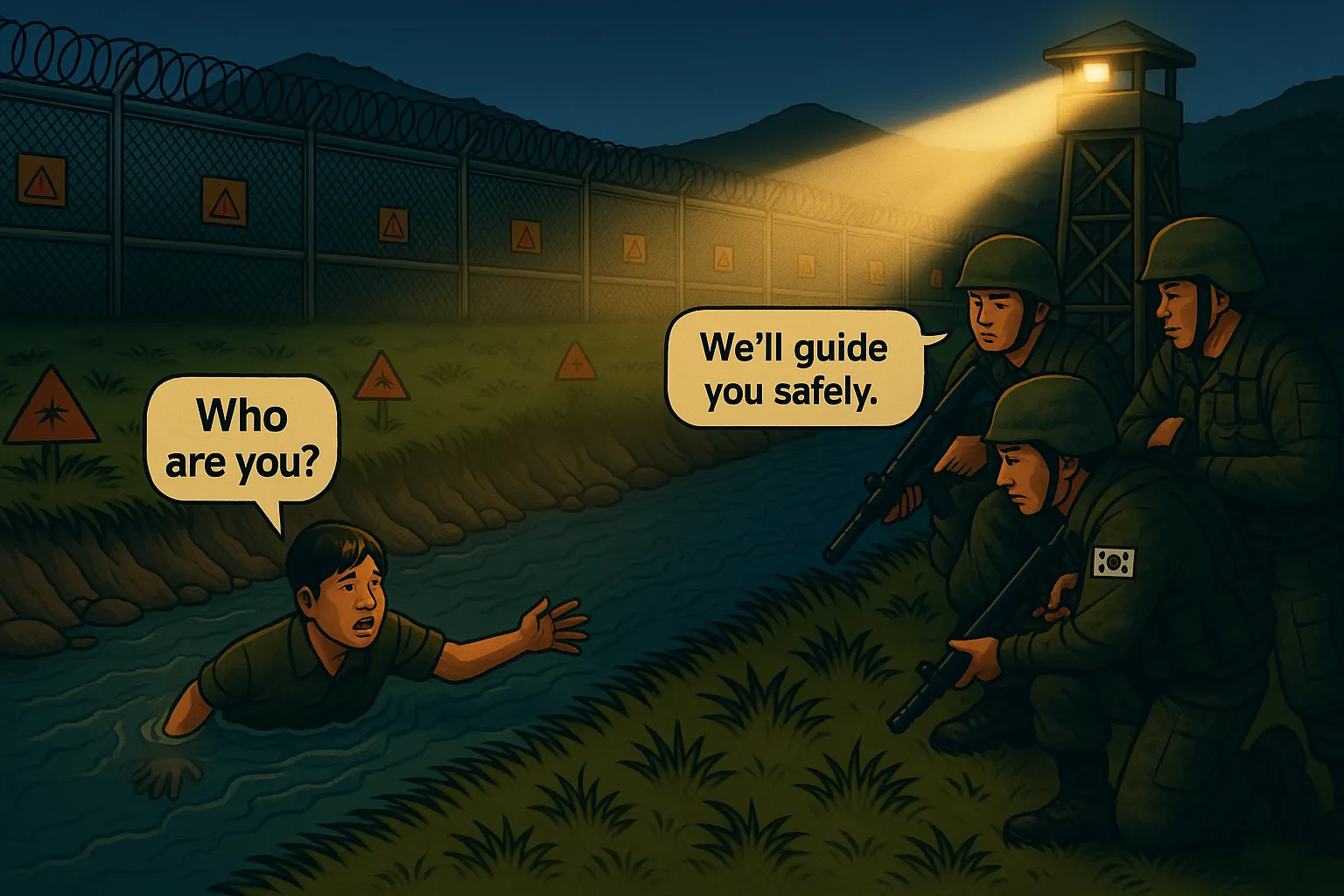 BRIEFING ROOM. Incredibile fuga nella notte: il nordcoreano che ha attraversato la Zona Demilitarizzata conquistando la libertà