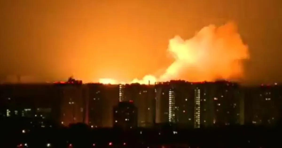 FLASH! Potente esplosione avvertita a Kiev – VIDEO