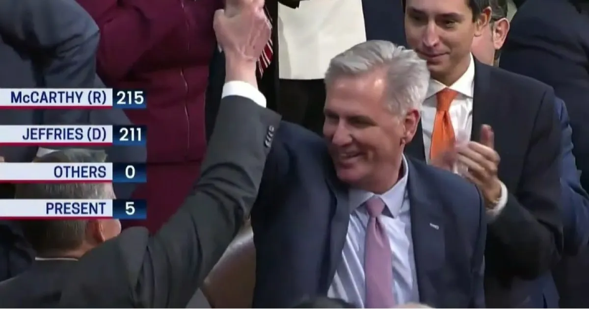 Kevin McCarthy è il nuovo Speaker della House: il momento decisivo – VIDEO