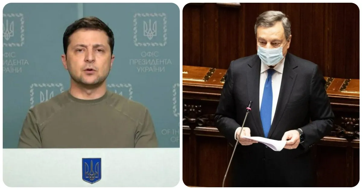 Cortocircuito Zelensky-Draghi: “La prossima volta sposterò la guerra per parlare con lui”